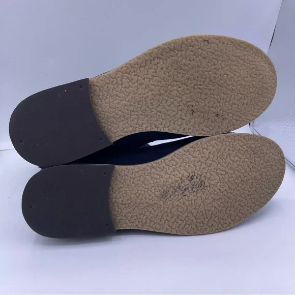 The Sak suede pull-on blue booties crochet stitching detail women Size 6 - Picture 11 of 11